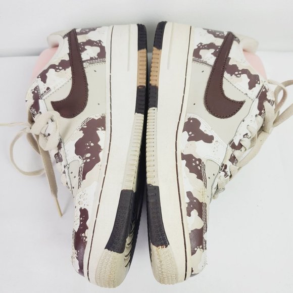 Nike Air Force 1 Low Premium Camo Sneakers Sz 6Y - Picture 7 of 12